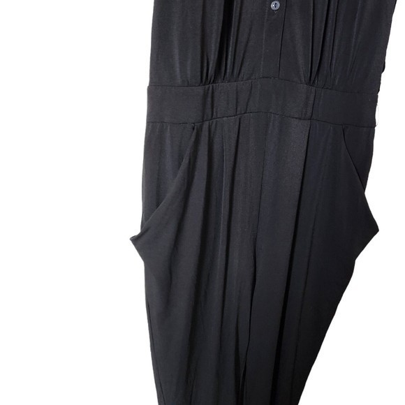 Vero Moda Black Sleeveless Jumpsuit Womens Size Medium 28 Waist - Picture 3 of 4